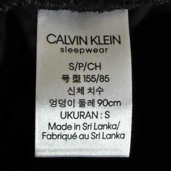 Calvin Klein Sleepwear Women’s Jogger Pants Lot of 2 S Black Gray Soft Terry NWT - Picture 10 of 12